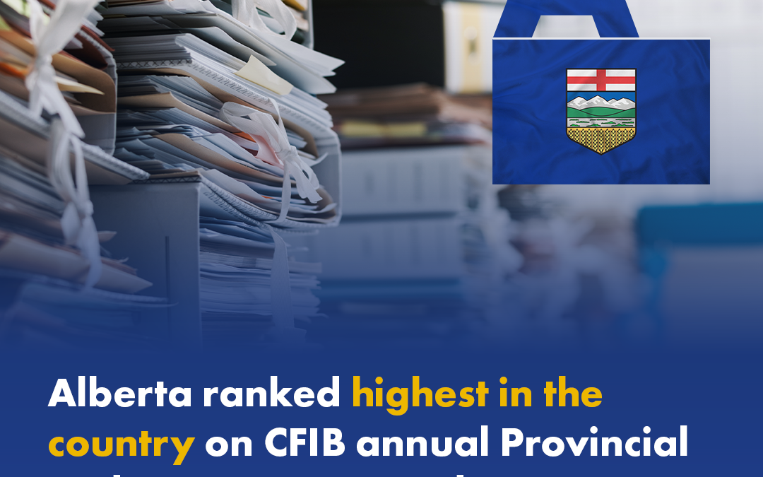 Alberta gets A- grade on Red Tape Report Card