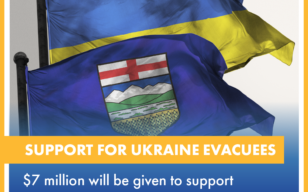 Alberta expanding support for Ukrainian refugees
