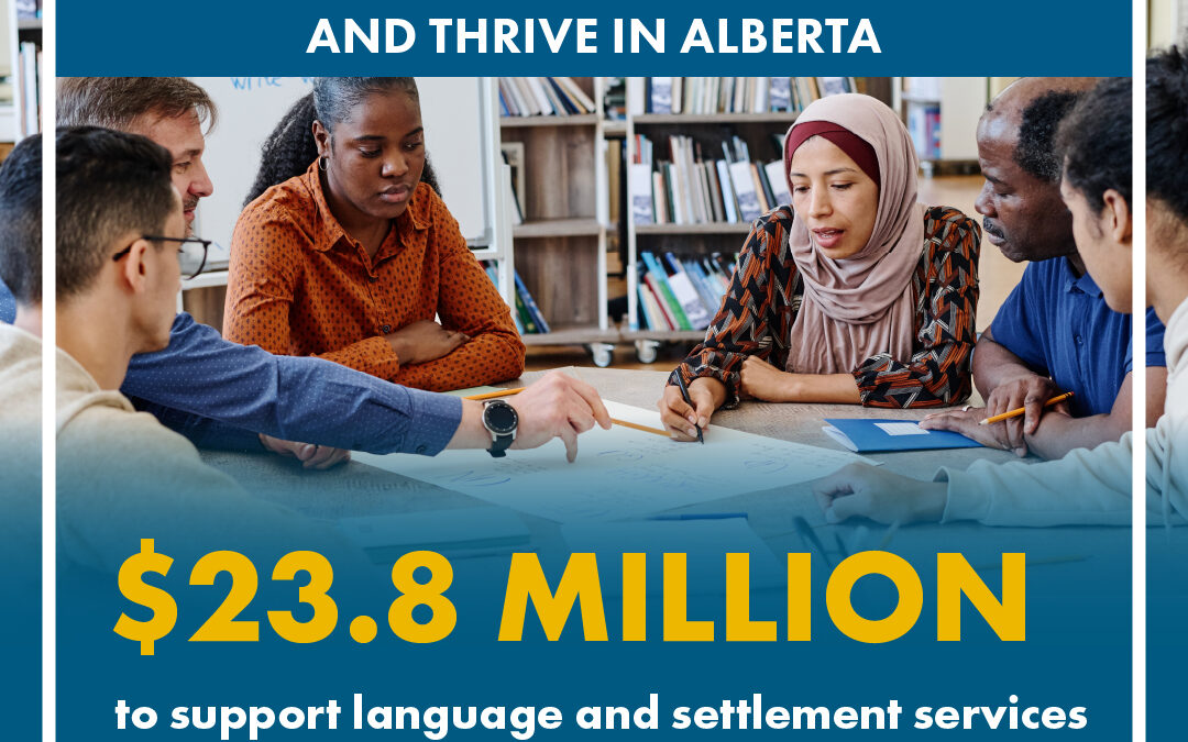 Alberta commits $23.8 million to help immigrants settle