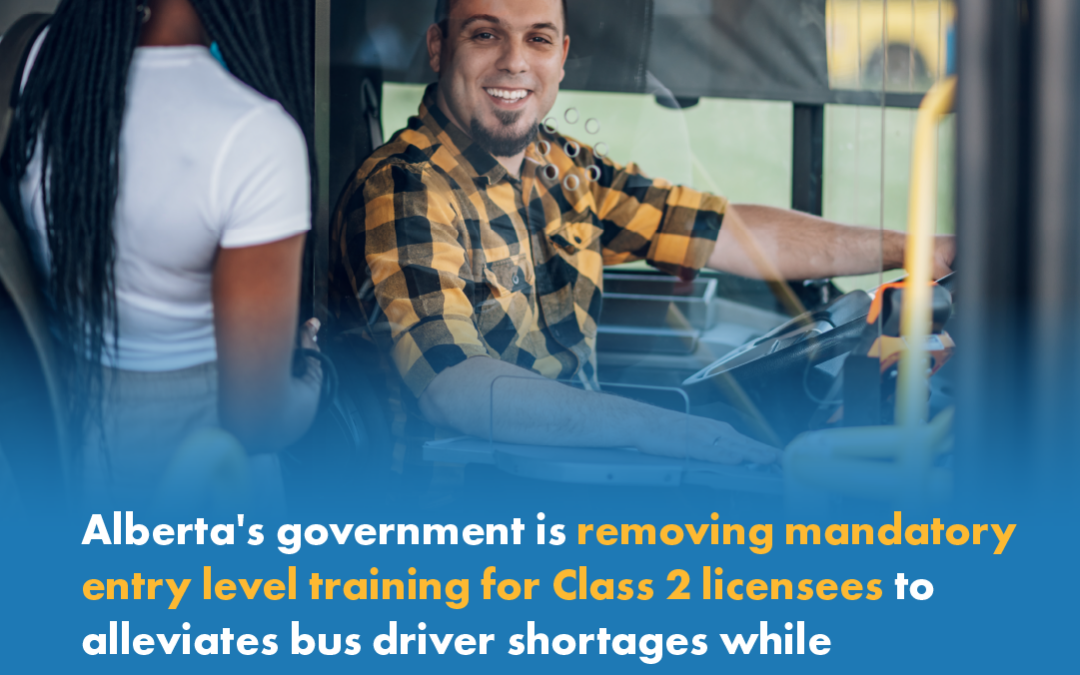 Reducing the school bus driver shortage